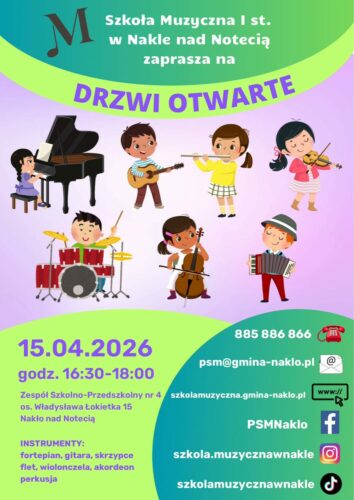Drzwi otwarte w nakielskiej szkole muzycznej